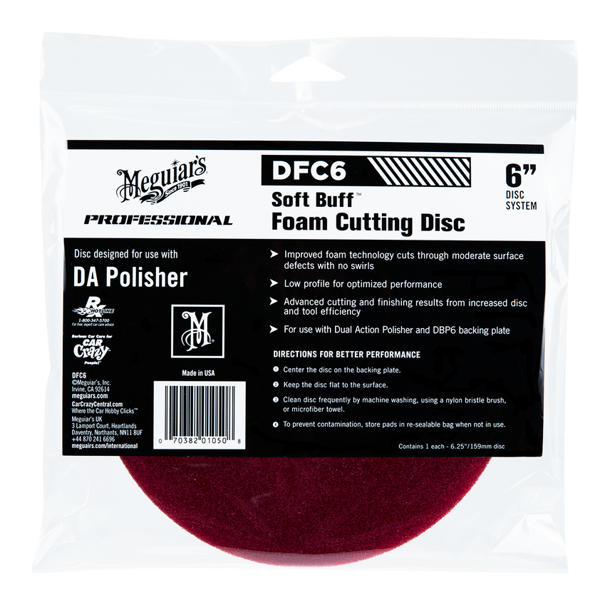 Meguiars DA Foam Cutting Disc 150mm 6"
