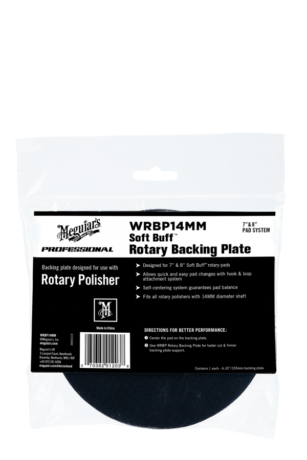 Meguiars Festeplate Roterende 14mm sentrerende 7" / 8"