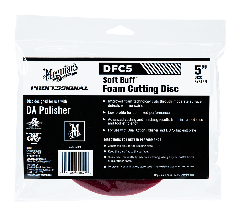 Meguiars DA Foam Cutting Disc 125mm 5"