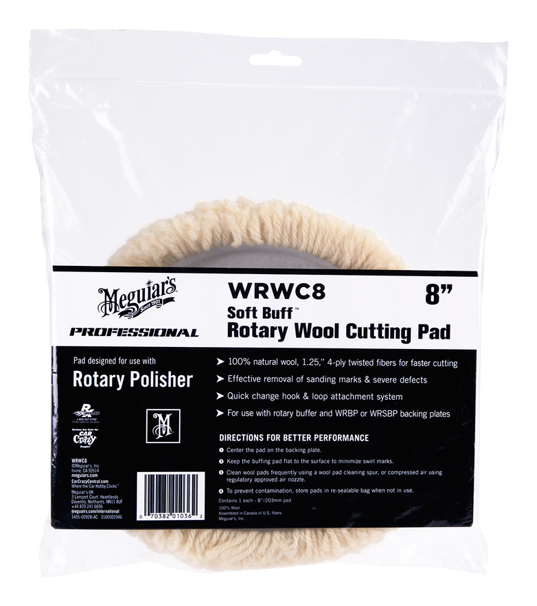 Meguiars Rotary Wool Cutting Ullpad 200 mm